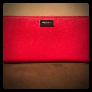Cranberry Red Kate Spade Wallet!